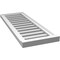 Ekena Millwork Vertical Surface Mount PVC Gable Vent: Functional, w/ 2"W x 2"P Brickmould Sill Frame, 14"W x 38"H GVPVE14X3803SF - alternate 2